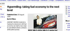Hypermiling in the news