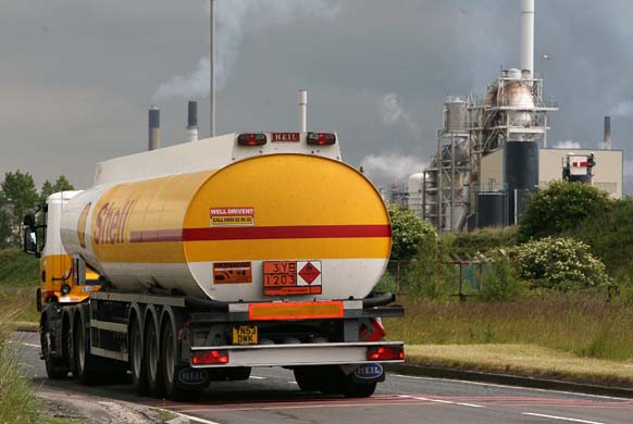 Stanlow Fuel protest