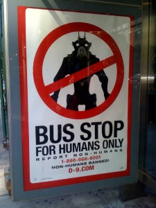 bus stop sign