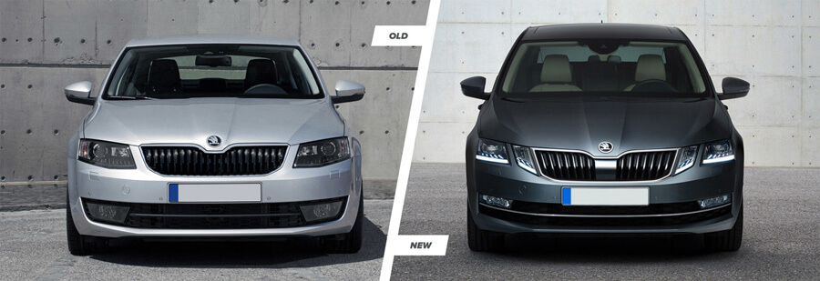 Skoda octavia 2017 side by side comparison