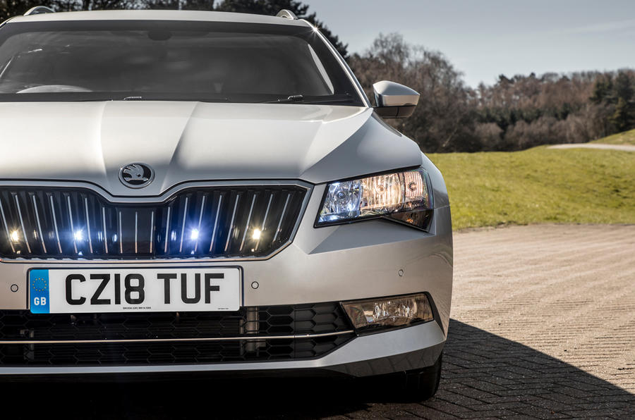 armoured skoda superb