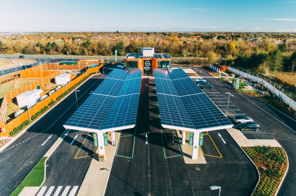 GRIDSERVE opens UK’s first Electric Forecourt