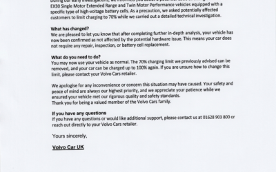 Volvo Quietly Tells Some EX30 Owners Their Car Is No Longer Recalled — Charge to 100% Again