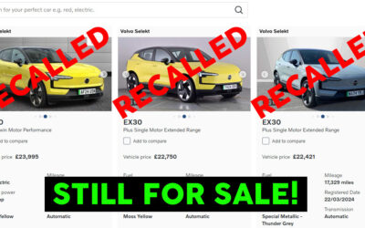 Volvo Says Recalled EX30s Are Safe to Sell — Then Warns Owners a Fire Could Be Their Fault